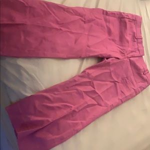 Pink work pants!